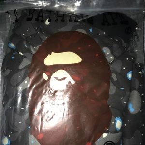 Bape Hoodie Space Camo